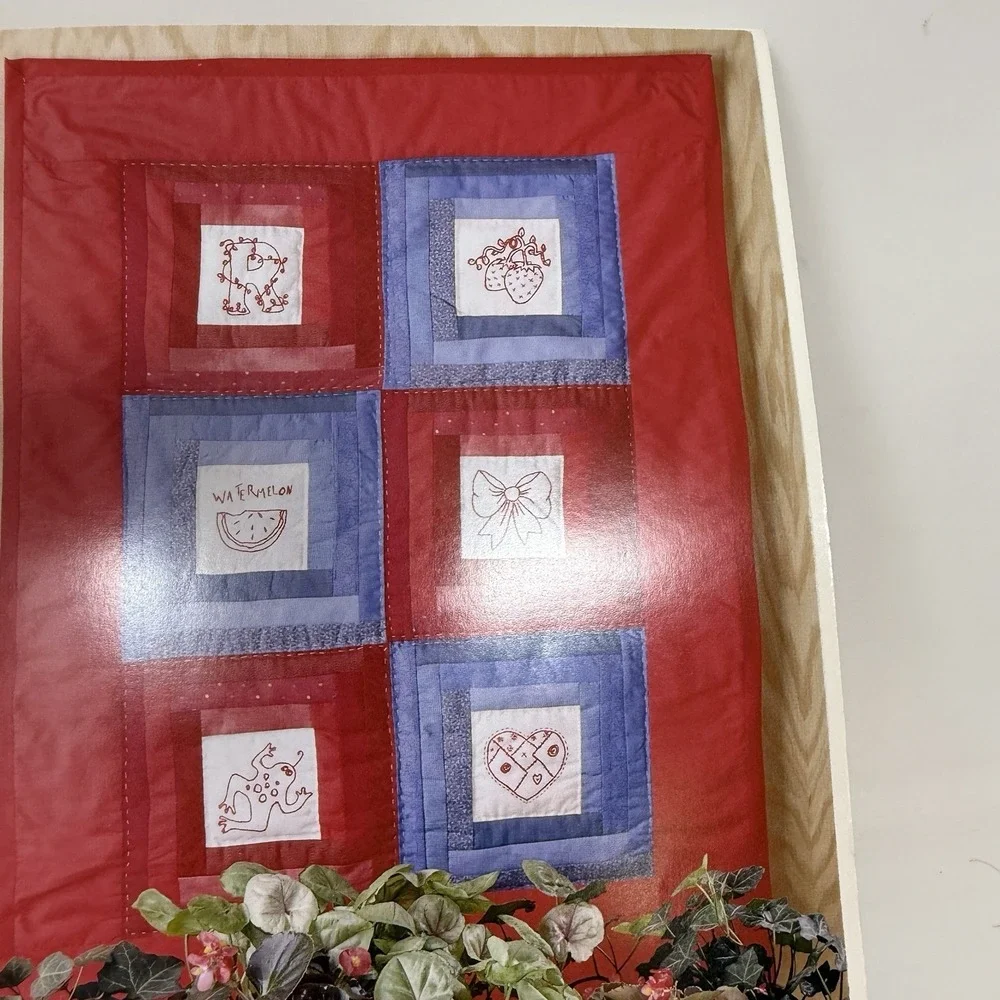 Redwork 101: Red Embroidery Designs for Quilting * Mostly Complete